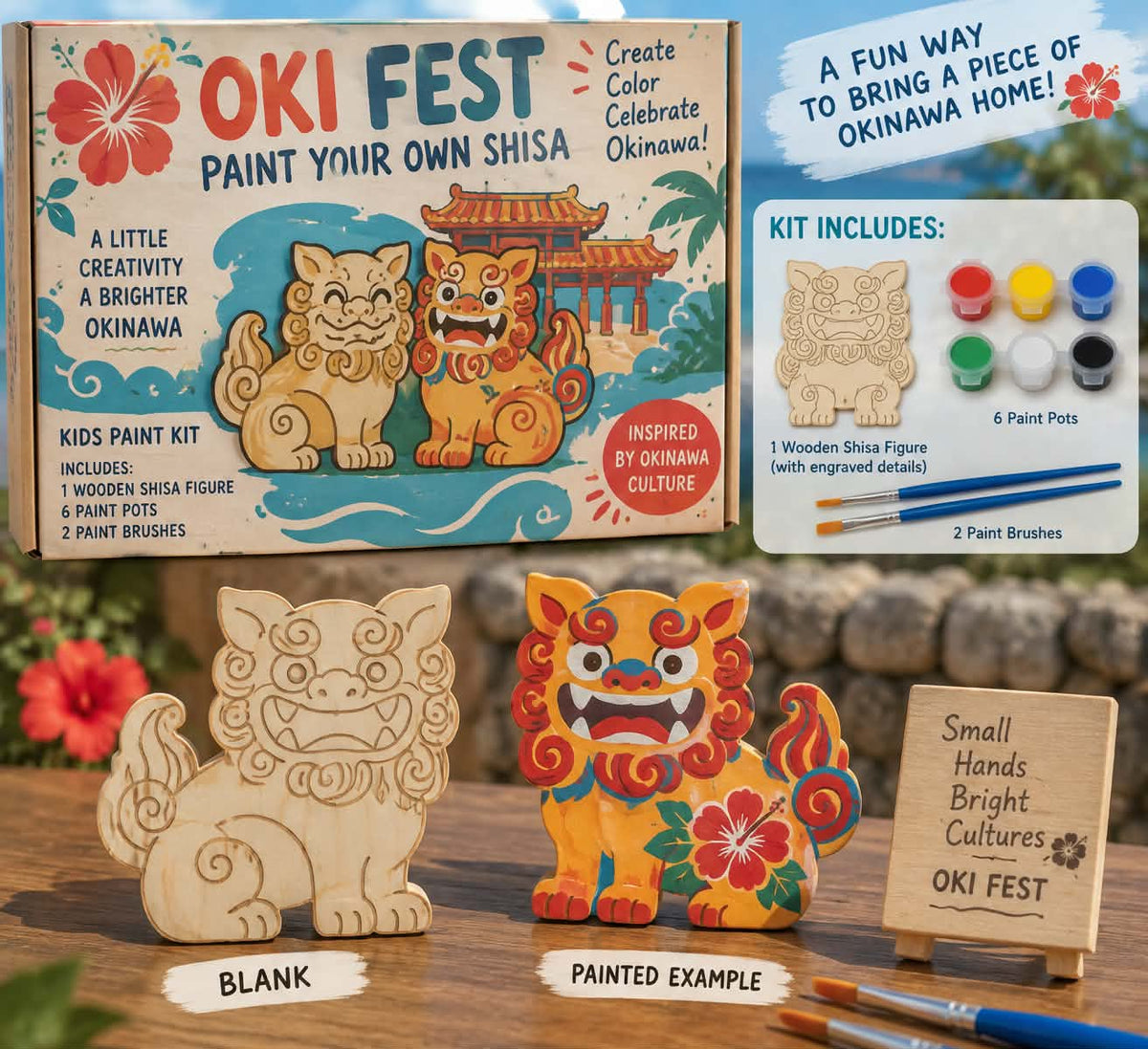OKI Fest 26 Shisa Dog Paint kit