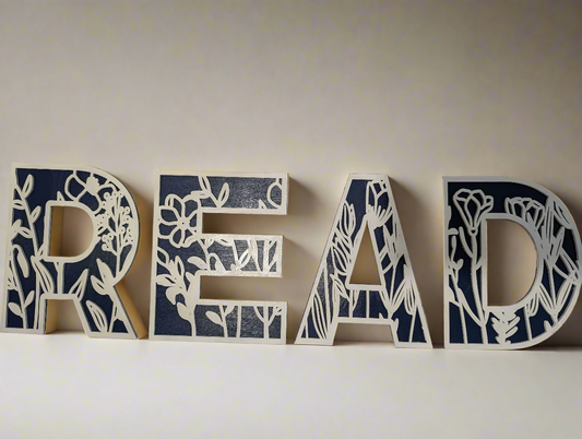Floral letters