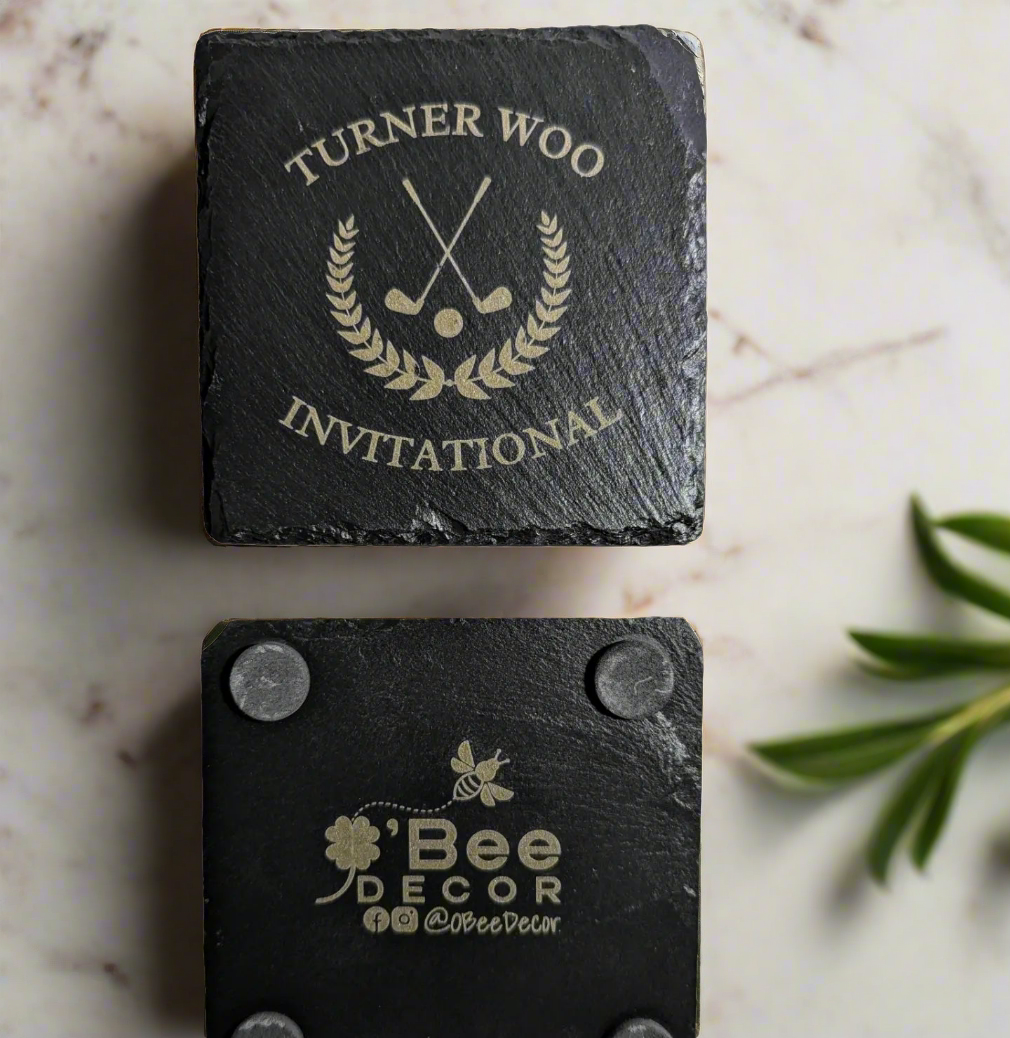 Slate coasters