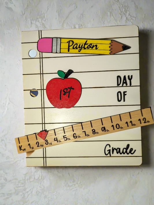 Back to school , interchangeable sign