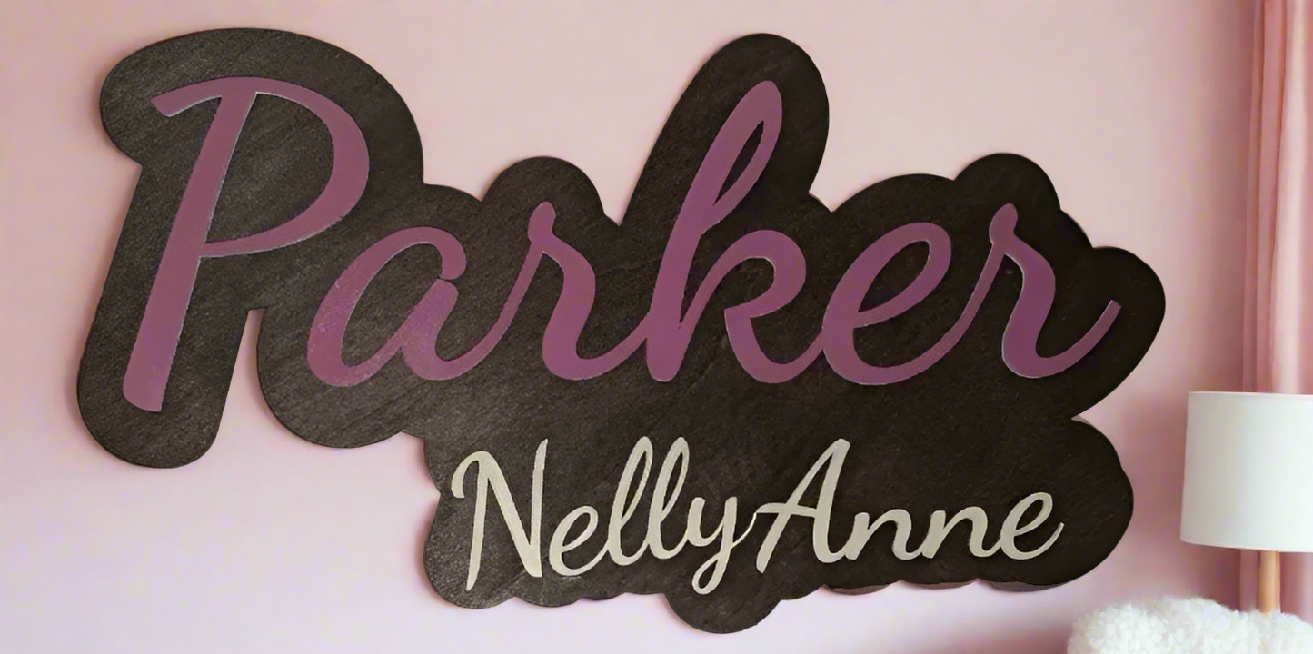 Bubble name signs